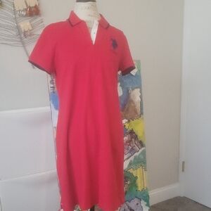 U.S. Polo Assn. Red Mini Dress